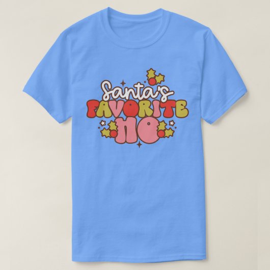 Santas Favoriete Ho 3 T-shirt (Design voorkant)
