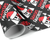 Santa's favoriete Ho Cadeaupapier (Rol Hoek)