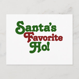 Santas favoriete ho feestdagenkaart