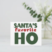 Santas Favoriete HO Feestdagenkaart (Staand voorkant)