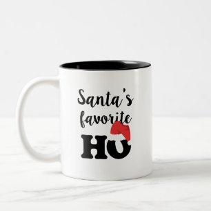 Santa's favoriete Ho Funny Coffee mok kerst