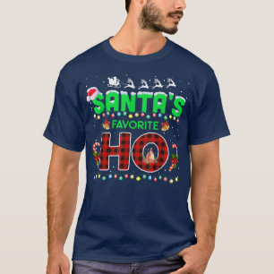 Santa's favoriete Ho Funny kerstMannen Vrouwen Hol T-shirt