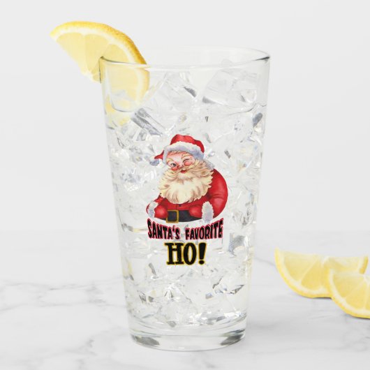 Santa's favoriete Ho Glas (Voorkant ijs)