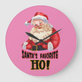 Santa's favoriete Ho Grote Klok (Voorkant)