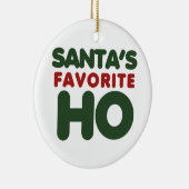 Santas Favoriete HO Keramisch Ornament (Rechts)