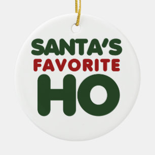 Santas Favoriete HO Keramisch Ornament