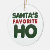 Santas Favoriete HO Keramisch Ornament (Links)