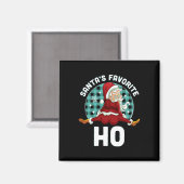 Santa's favoriete Ho - Kerstkerstkerstman Magneet (Voorkant / Achterkant)