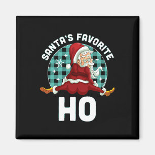 Santa's favoriete Ho - Kerstkerstkerstman Magneet