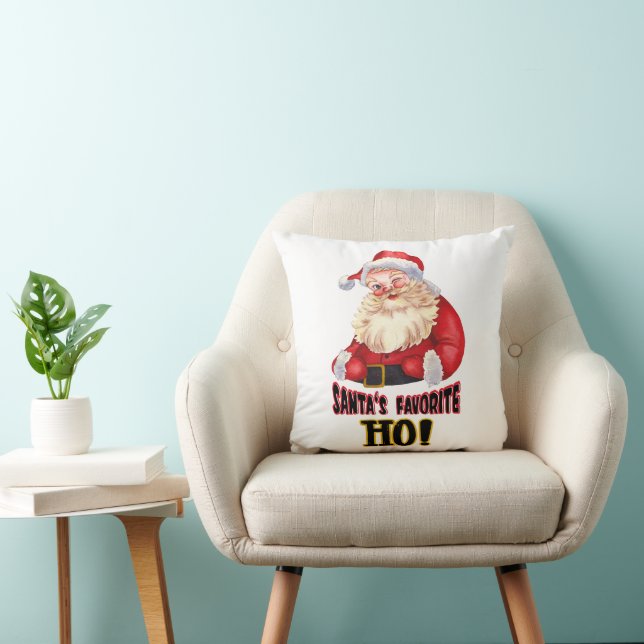 Santa's favoriete Ho Kussen (Stoel)
