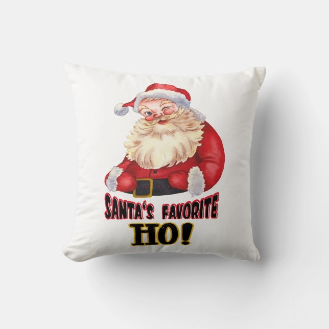 Santa's favoriete Ho Kussen (Voorkant)