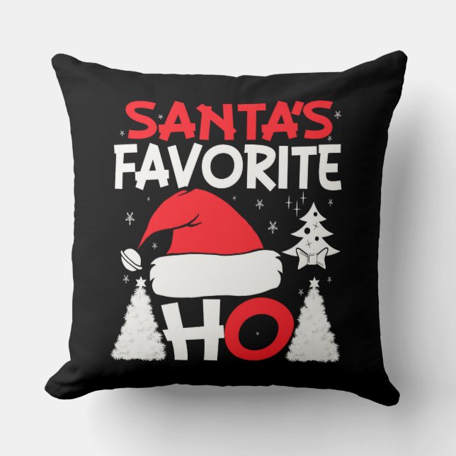 Santa's favoriete Ho Kussen (Voorkant)