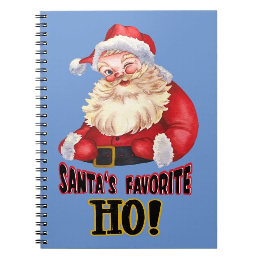 Santa's favoriete Ho Notitieboek (Voorkant)