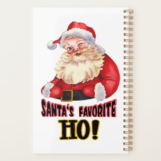 Santa's favoriete Ho Planner (Achterkant)