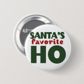 Santas Favoriete HO Ronde Button 5,7 Cm (Voorkant /achterkant)