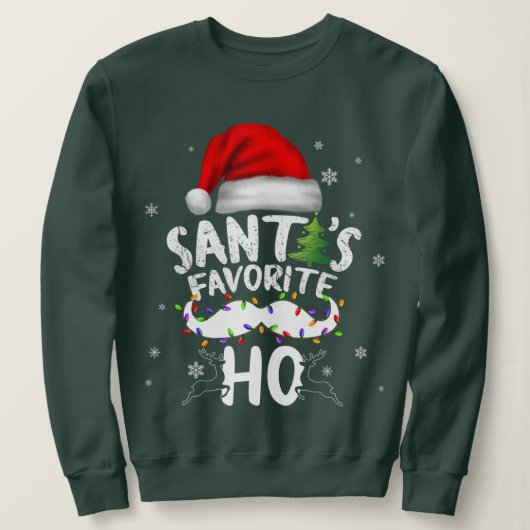 Santas Favoriete Ho Santa favoriete Ho Funny Girls Trui (Design voorkant)