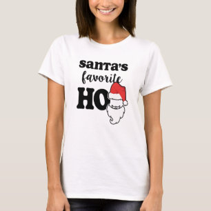 Santa's favoriete Ho-shirt kerstfeest T-shirt