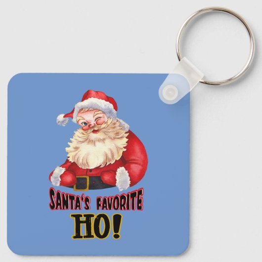 Santa's favoriete Ho Sleutelhanger (Achterkant)
