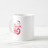 Santa's Favoriete Ho - Speelse Vakantie Design Koffiemok (Voorkant links)