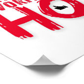 Santa's Favoriete Ho - Speelse Vakantie Design Poster (Hoek)