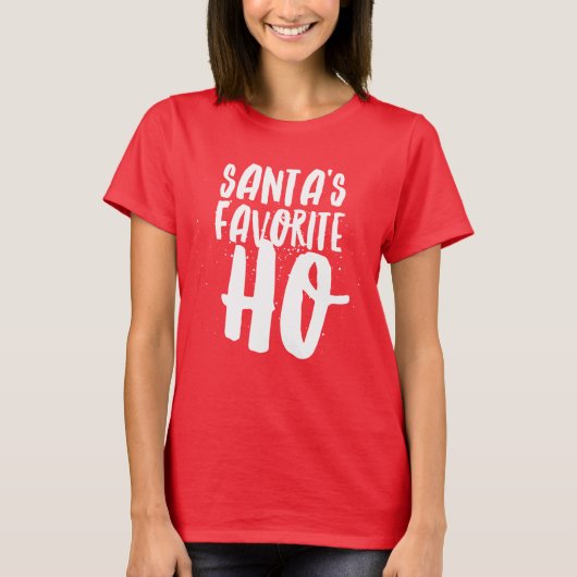 Santa's favoriete Ho T-shirt (Voorkant)