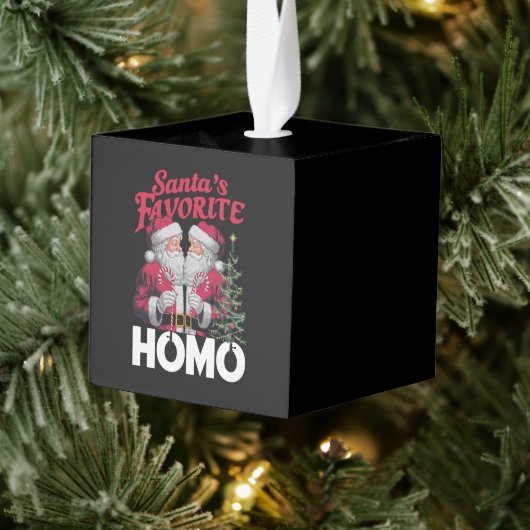 Santas Favoriete Homo Gay Kerstmis LGBTQ Pride Decoratie (Boom)