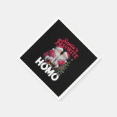 Santas Favoriete Homo Gay Kerstmis LGBTQ Pride Servet (Hoek)