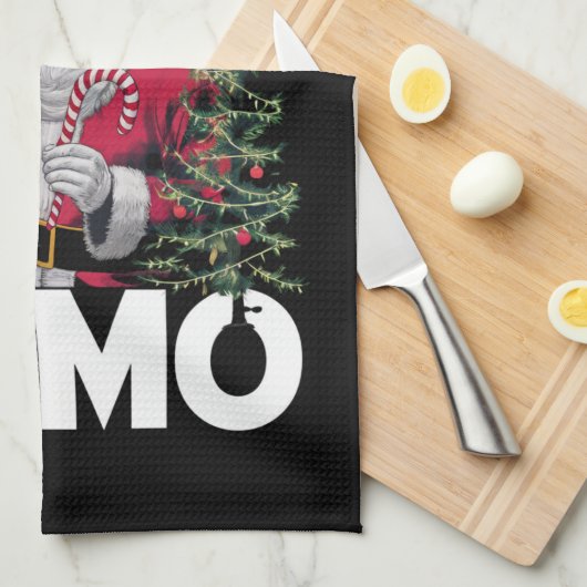 Santas Favoriete Homo Gay Kerstmis LGBTQ Pride Theedoek (Quarter Fold)