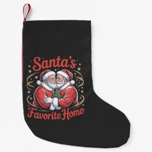 Santa's Favoriete Homo LGBT Pride Gay Kerstmis Kleine Kerstsok