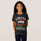 Santa's favoriete juridisch assistent kerstkerstma t-shirt (Voorkant volledig)