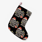 Santa's Favoriete Kantoor Personeel Kerstverlichti Kleine Kerstsok (Voorkant (Hangend))