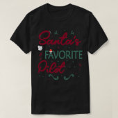 Santas Favoriete kerst (2) T-shirt (Design voorkant)