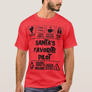 Santas Favoriete kerst T-shirt
