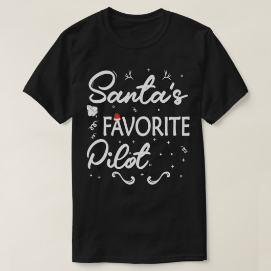 Santas Favoriete kerst T-shirt (Design voorkant)