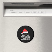 Santas Favoriete kerstactrice Actress Magneet (Insitu (Vaatwasser))