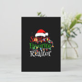 Santa's favoriete kerstkerstkerstkerstkerstkerstke kaart (Staand voorkant)