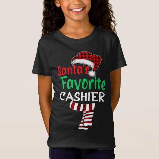 Santa's favoriete kerstkerstkerstkerstkerstkerstke t-shirt (Voorkant)