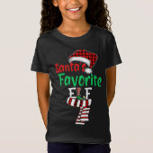 Santa's favoriete kerstkerstkerstkerstkerstkerstke t-shirt (Voorkant)