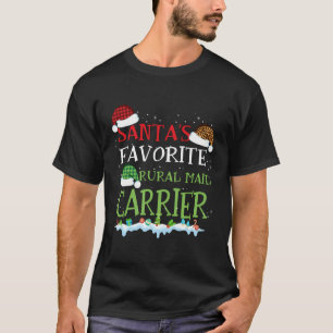 Santa's favoriete landelijke postbode grappige Ker T-shirt