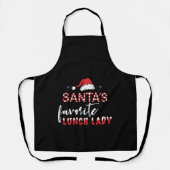 Santa's favoriete Lunch Lady Schort (Voorkant)
