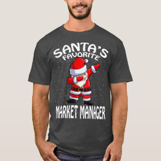 Santas Favoriete Market Manager Kerst T-shirt