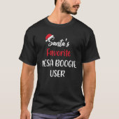 Santas Favoriete Mesa Boogie-kerstmesa T-shirt (Voorkant)