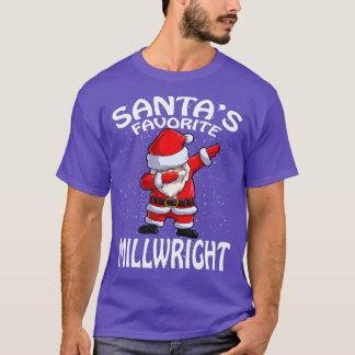 Santas Favoriete Millwright Kerstmis T-shirt