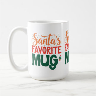 Santa's Favoriete Mok - Classic 15 oz Design