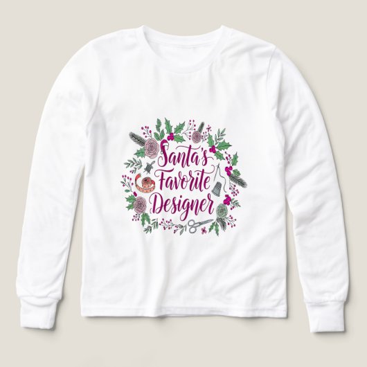 Santa's favoriete ontwerper Kerstmis naaien cadeau (Voorkant)