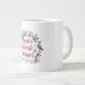 Santa's favoriete ontwerper Kerstmis naaien cadeau Grote Koffiekop (Voorkant rechts)