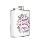 Santa's favoriete ontwerper Kerstmis naaien cadeau Heupfles (Rechts)