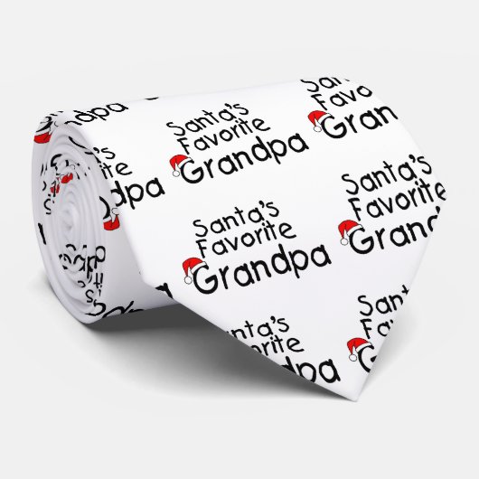 Santas favoriete opa stropdas (Opgerold)