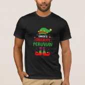 Santa's favoriete Peruaanse kerst T-shirt (Voorkant)