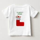 Santa's favoriete peuter T-shirt (Achterkant)